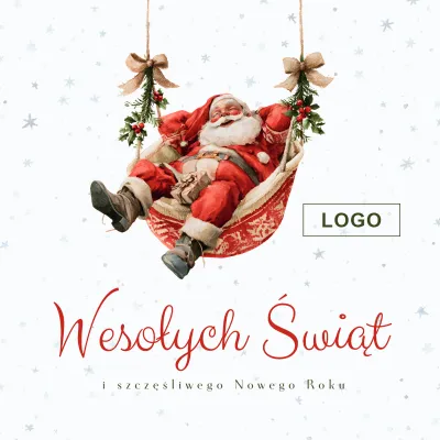 Kartka świąteczna z logo - Wzór 60