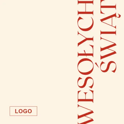 Kartka świąteczna z logo - Wzór 63