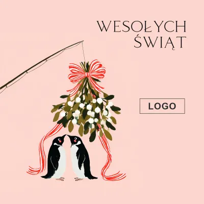 Kartka świąteczna z logo - Wzór 76